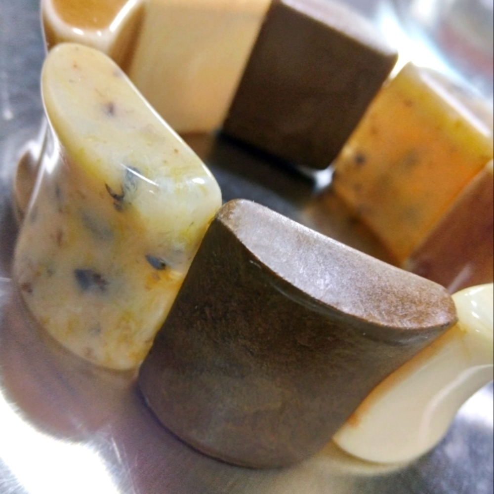 One of a kind stone bracelet